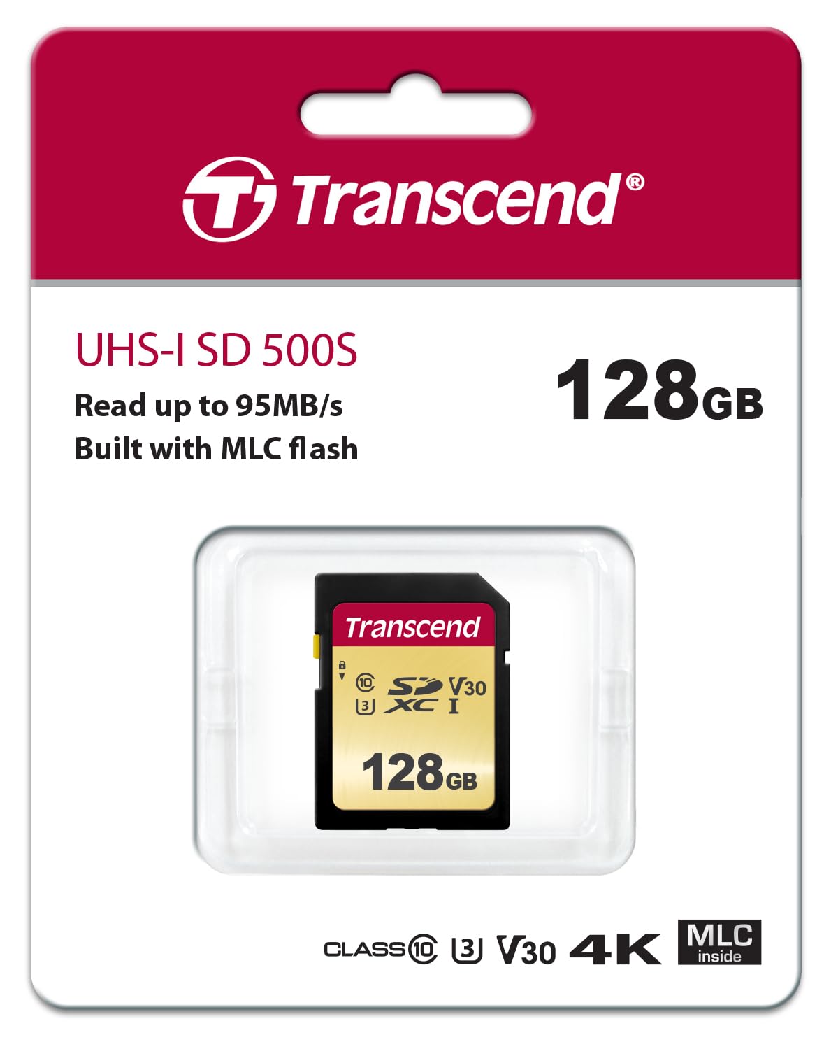 Transcend 128GB SDXC/SDHC 500S Memory Card TS128GSDC500S - Image 5