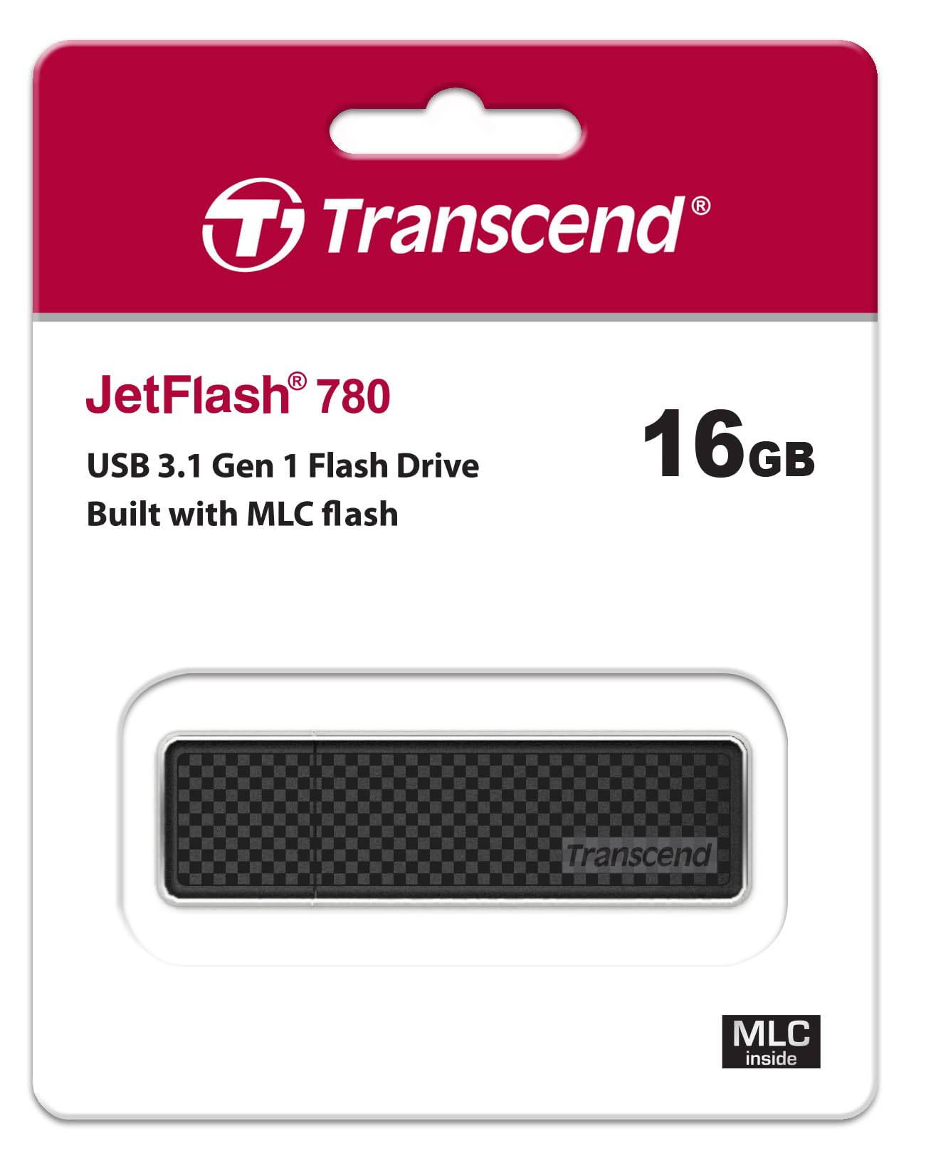 Transcend 16GB JetFlash 780 USB 3.0 Flash Drive (TS16GJF780), Black - Image 4