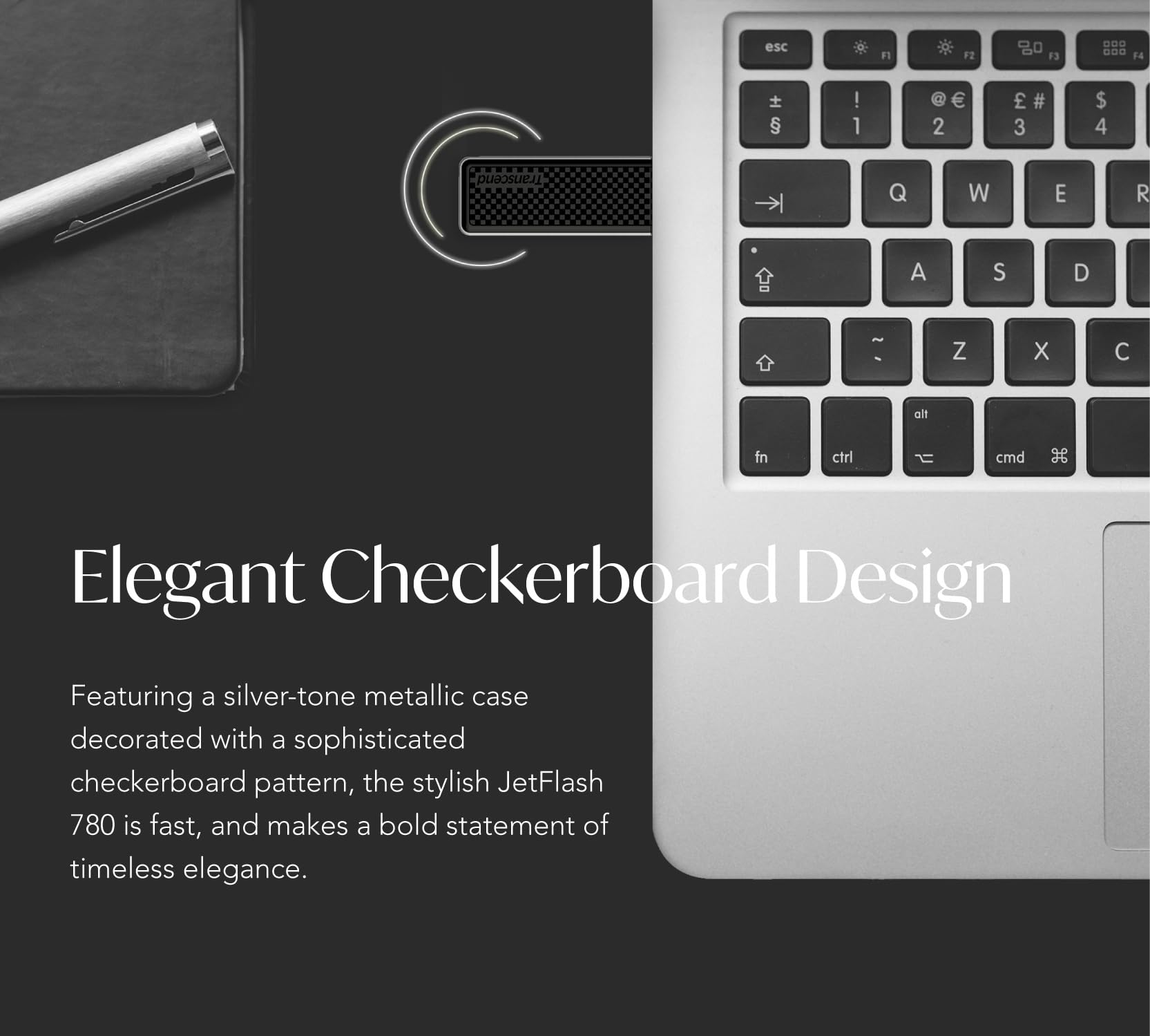 Transcend 16GB JetFlash 780 USB 3.0 Flash Drive (TS16GJF780), Black - Image 5