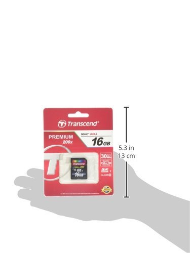 Transcend 16GB SDHC Class 10 Flash Memory Card Up to 30MB/S (TS16GSDHC10) - Image 3