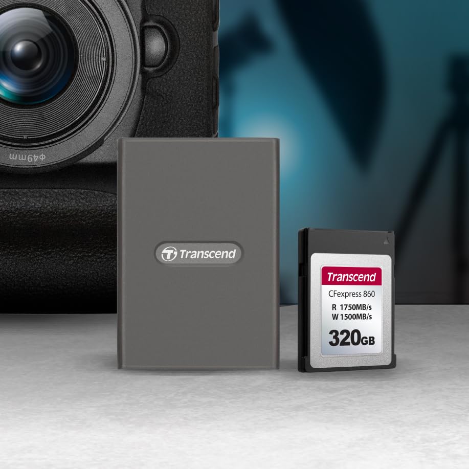 Transcend 320GB, CFExpress Type B, Cinema Quality Memory Card for 8K RAW Video and Photos, Compatible with Nikon, Canon, Pansonic, Up to 1,750MB/sec, sustained Performance 1,300MB/sec - TS320GCFE860 - Image 7