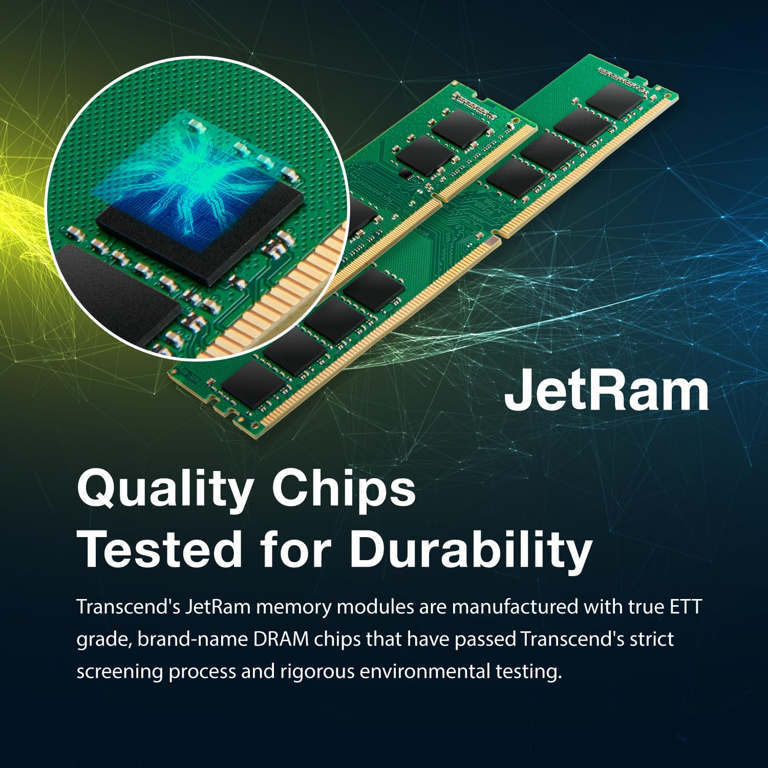 Transcend 32GB DDR4 3200MHz SO-DIMM 2Rx8 1.2V, RAM, PC4-25600, CL22, Notebook/Laptop Computer Memory - JM3200HSE-32G - Image 4