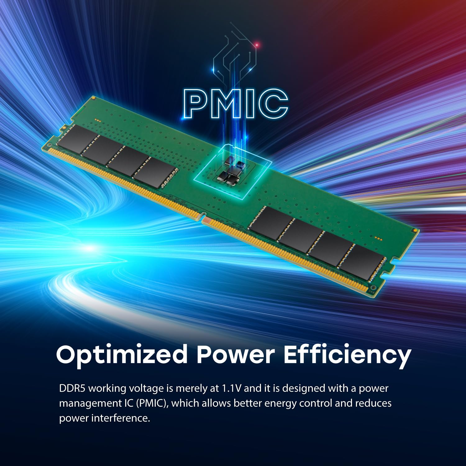 Transcend 32GB DDR5 5600MHz SO-DIMM Laptop RAM, Compatible w/HP Lenovo Dell ASUS Acer Computer Memory, On-die ECC Notebook Module Upgrade, 2Rx8, 1.1V PC5-44800 CL46, Unbuffered 262-Pin - JM5600ASE-32G - Image 6