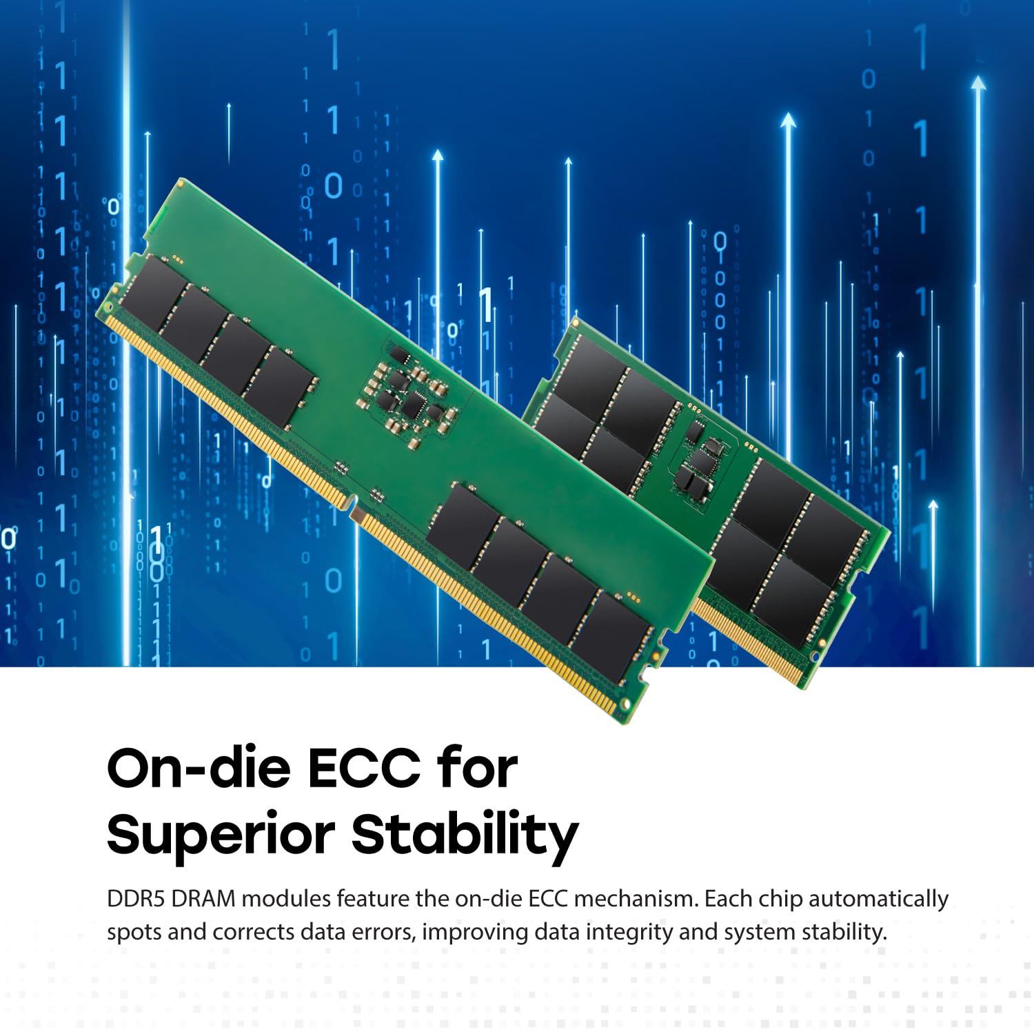 Transcend 32GB DDR5 5600MHz SO-DIMM Laptop RAM, Compatible w/HP Lenovo Dell ASUS Acer Computer Memory, On-die ECC Notebook Module Upgrade, 2Rx8, 1.1V PC5-44800 CL46, Unbuffered 262-Pin - JM5600ASE-32G - Image 7