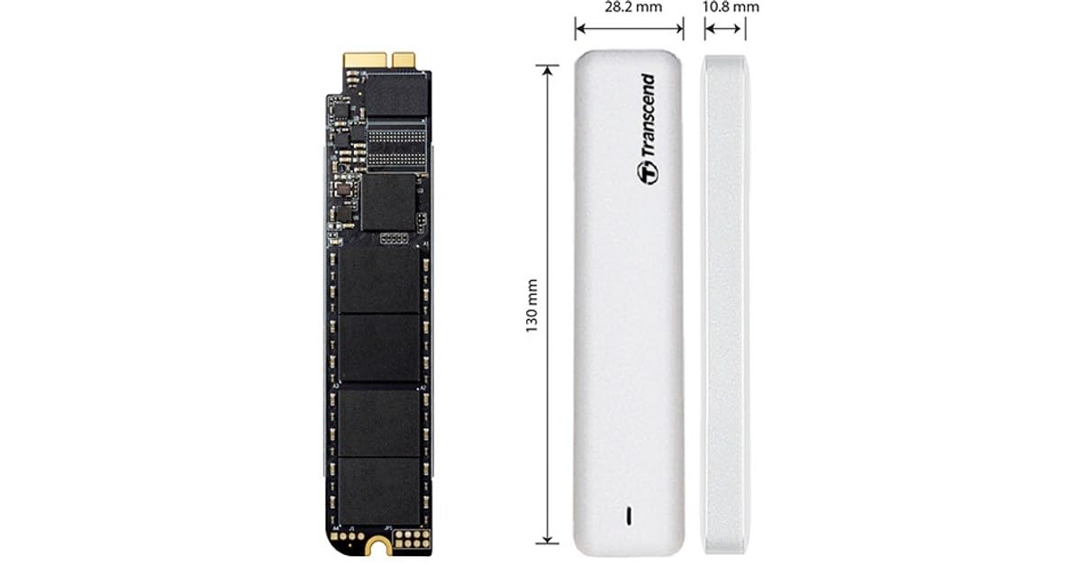 Transcend 480GB JetDrive 500 SATAIII 6Gb/s Solid State Drive Upgrade Kit for MacBook Air, Late 2010 - Mid 2011 (TS480GJDM500) - Image 4