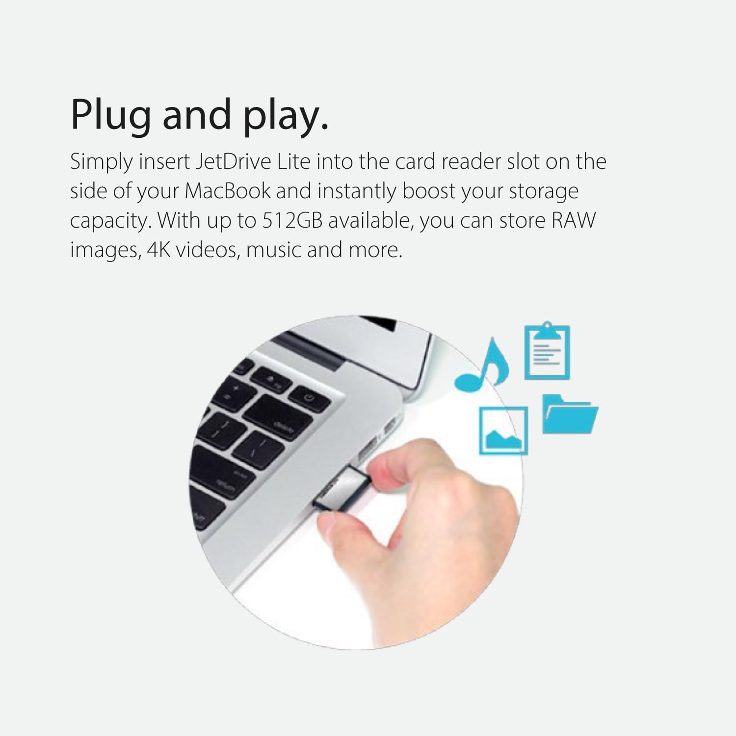Transcend 512GB JDL130, Expansion Card for MacBook Air 2010/2011 / 2012/2013 / 2014/2015 / 2017, Lightweight Design, Up to 95 MB/s, JetDrive Lite 130 - TS512GJDL130 - Image 4