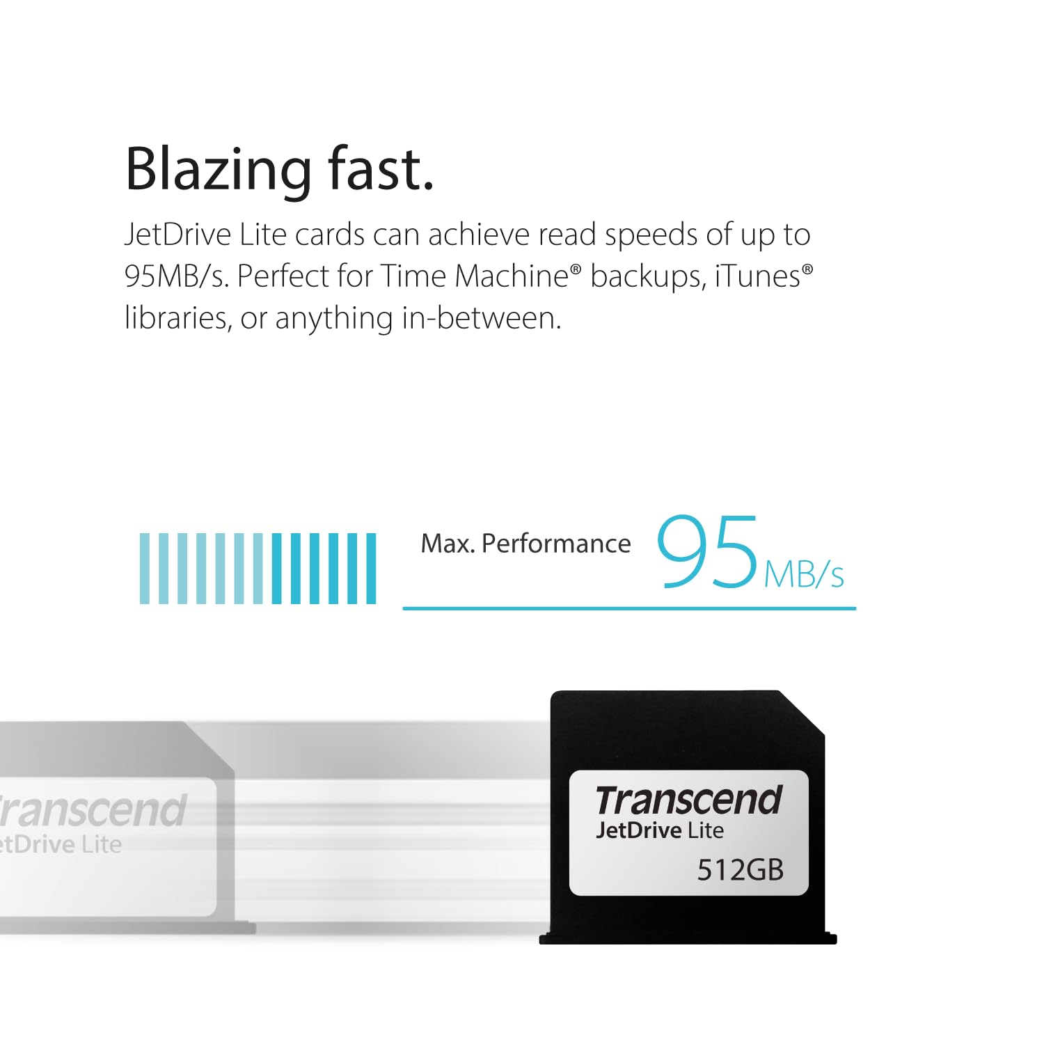 Transcend 512GB JDL130, Expansion Card for MacBook Air 2010/2011 / 2012/2013 / 2014/2015 / 2017, Lightweight Design, Up to 95 MB/s, JetDrive Lite 130 - TS512GJDL130 - Image 5