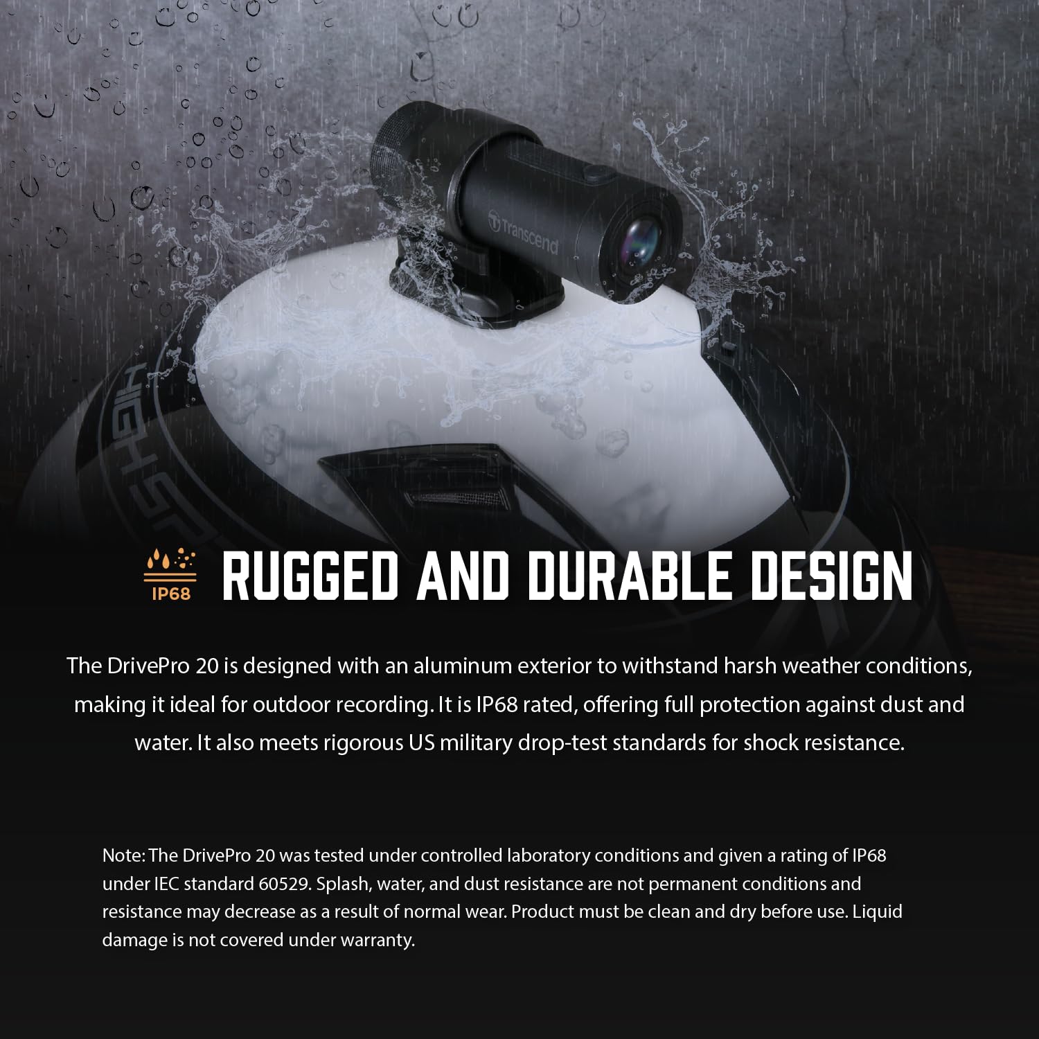 Transcend 64GB, 2K 1440p POV Vlogging Camera, 140 Wide-Angle, Built-in WiFi,G-Sensor, Night Vision, IP68, Emergency Recording, for Photography - TS-DP20B-64G - Image 6