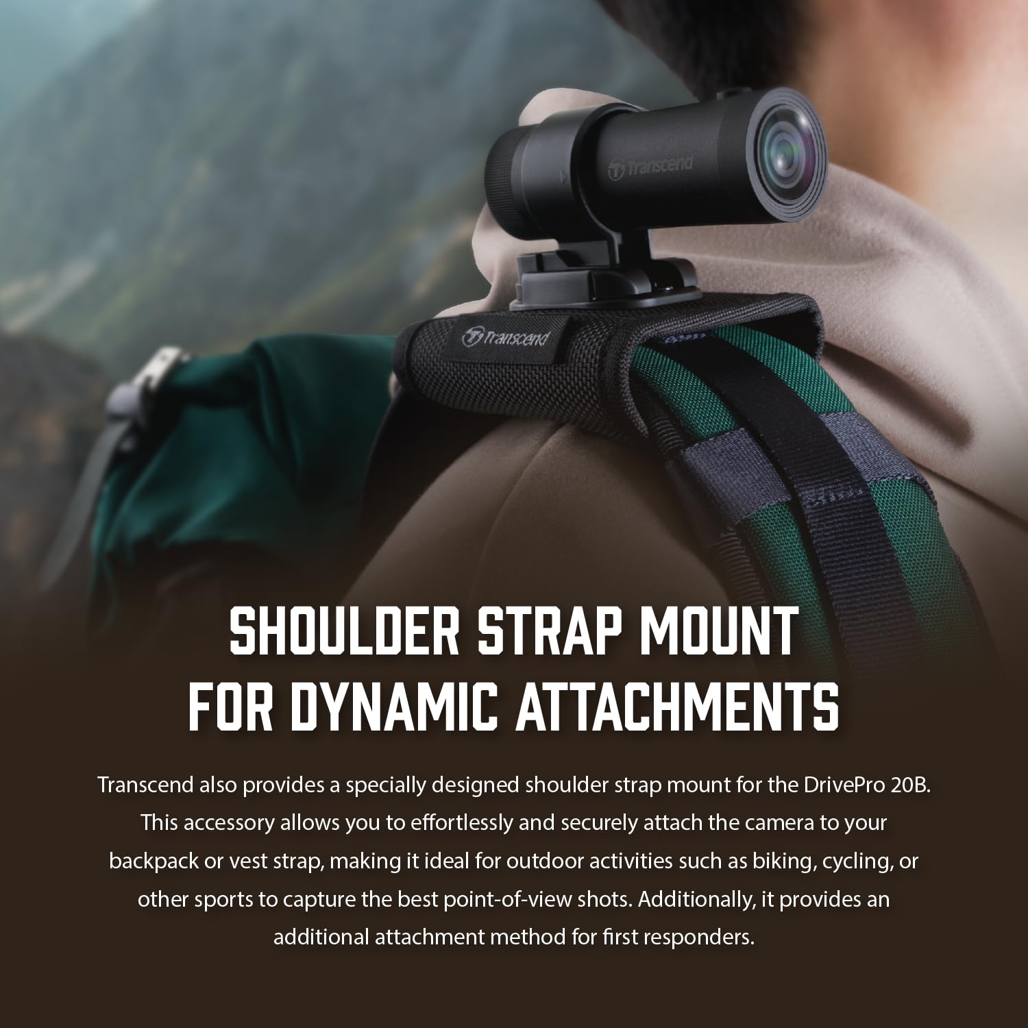 Transcend 64GB, 2K 1440p POV Vlogging Camera, 140 Wide-Angle, Built-in WiFi,G-Sensor, Night Vision, IP68, Emergency Recording, for Photography - TS-DP20B-64G - Image 9