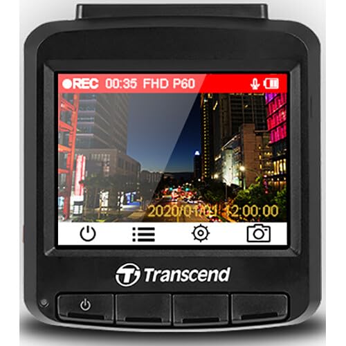 Transcend 64GB, 2K Dash Cam, 140 Wide-Angle, 2.4 Display, Built-in G-Sensor, Night Vision, Driver Fatigue Alert, for Cars - TS-DP110M-64G - Image 7