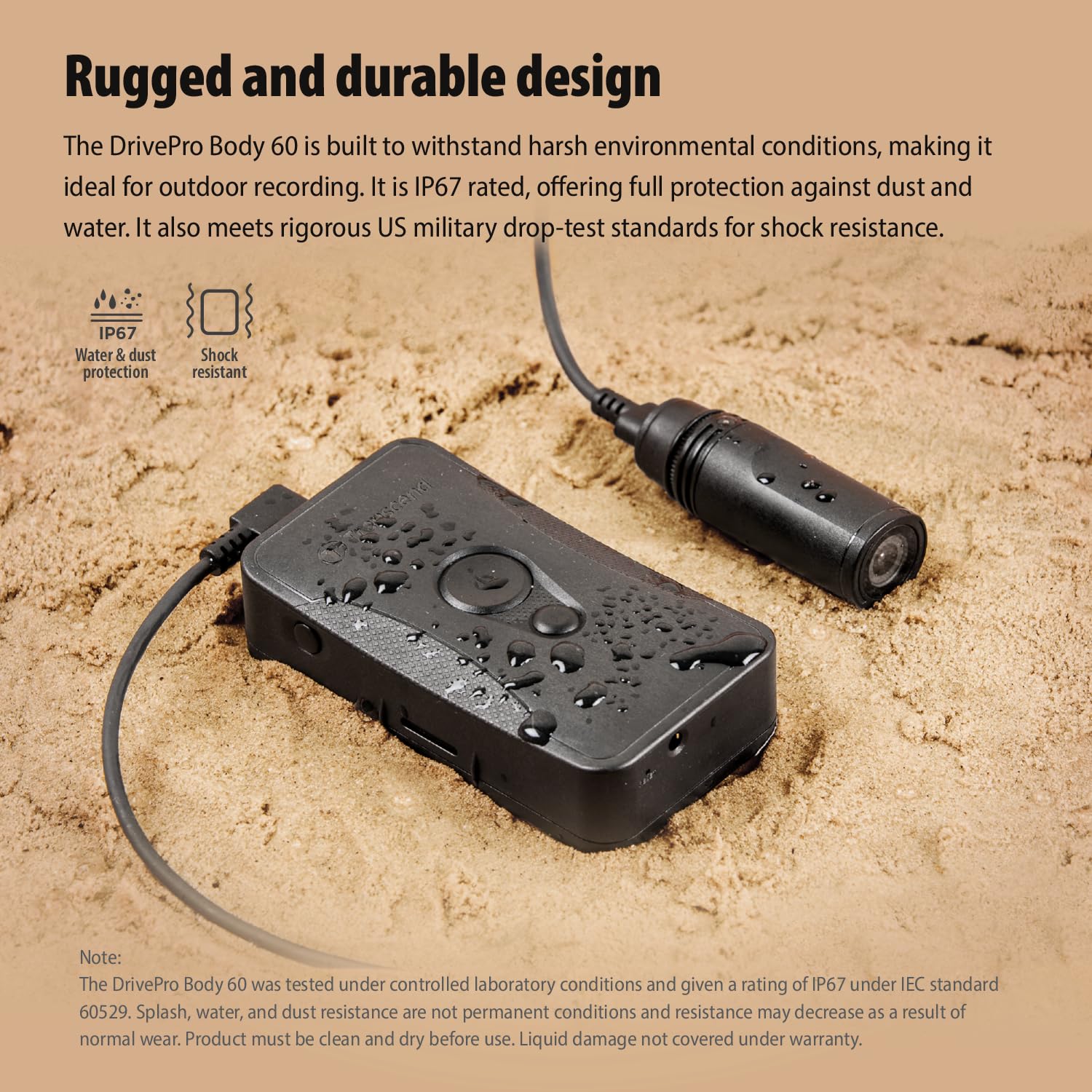 Transcend 64GB, DrivePro Body 60, Body Camera, Wi-FI & Bluetooth, GPS, IP67 Weatherproof, 10-Hour Battery Life, Tethered Camera, Ideal for Law Enforcement & Security - TS64GDPB60A - Image 11