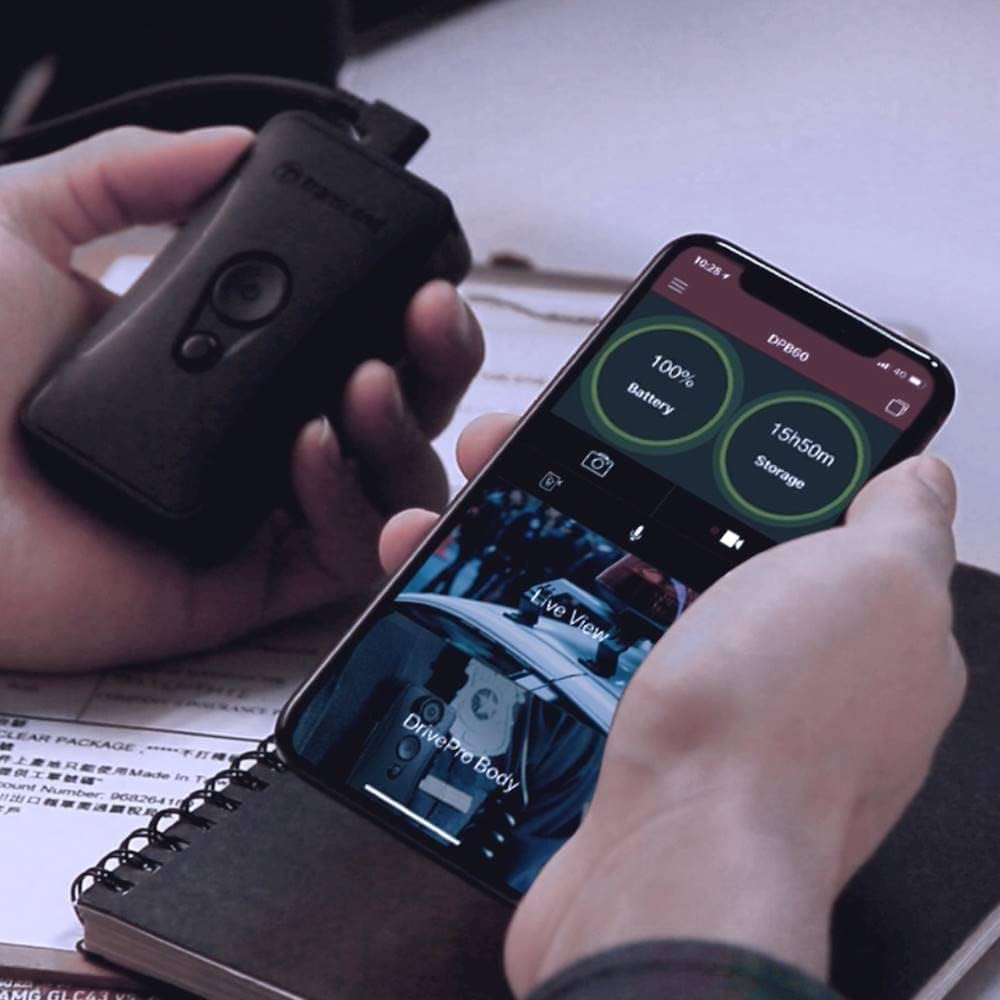 Transcend 64GB, DrivePro Body 60, Body Camera, Wi-FI & Bluetooth, GPS, IP67 Weatherproof, 10-Hour Battery Life, Tethered Camera, Ideal for Law Enforcement & Security - TS64GDPB60A - Image 5