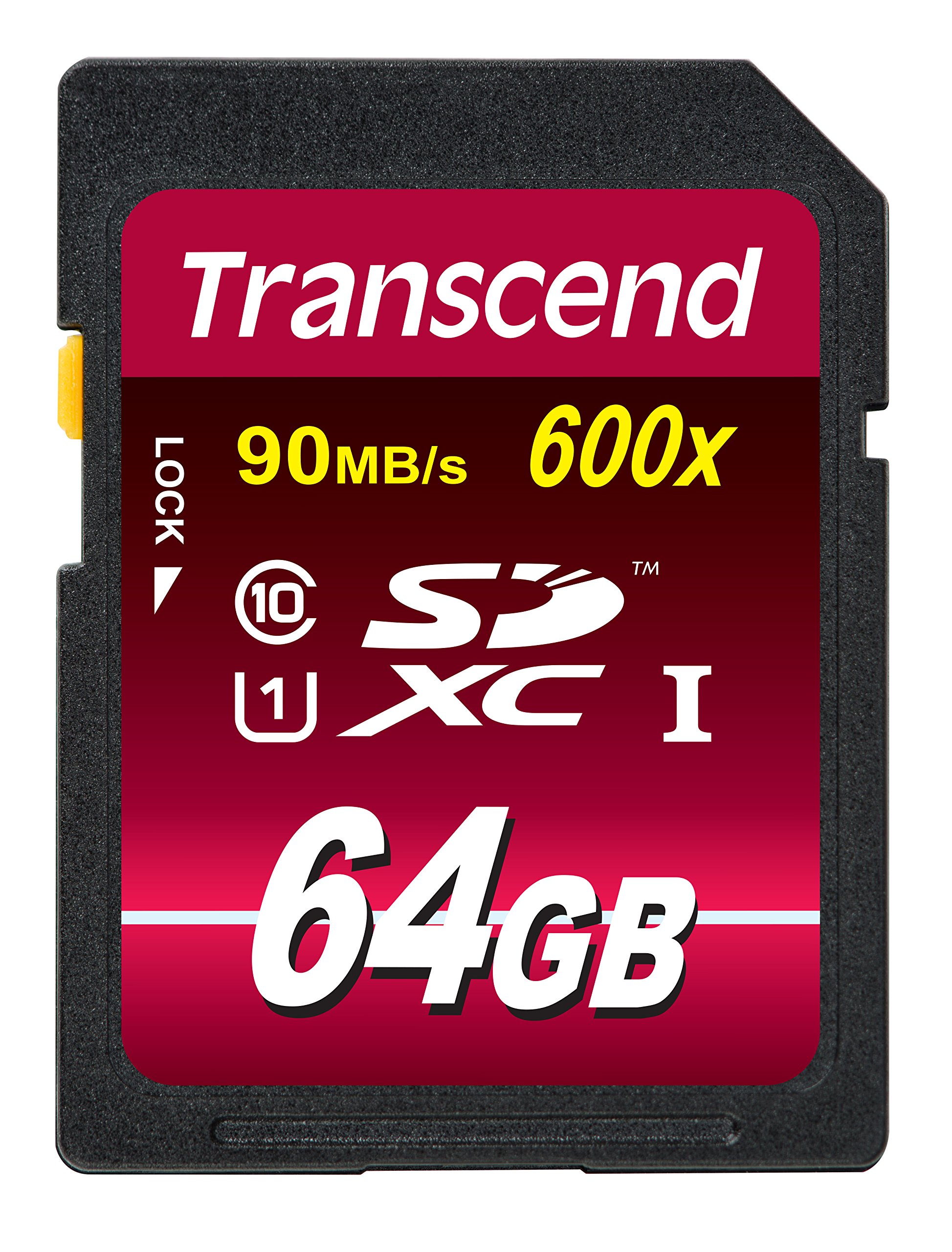 Transcend 64GB SDXC Class 10 UHS-1 Flash Memory Card Up to 90MB/s (TS64GSDXC10U1) - Image 3