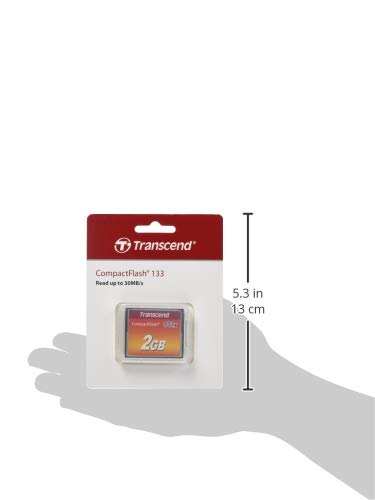 Transcend CF133 CompactFlash Memory Card 2GB, Up to 30MB/s, DSLRs Camera Card, MLC NAND Flash, ECC, Support Ultra DMA transfer mode 4 - TS2GCF133 - Image 3