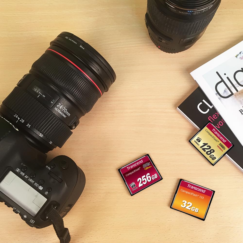 Transcend CF133 CompactFlash Memory Card 2GB, Up to 30MB/s, DSLRs Camera Card, MLC NAND Flash, ECC, Support Ultra DMA transfer mode 4 - TS2GCF133 - Image 4