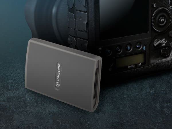 Transcend CFexpress Card Reader, Type B, USB 3.2 Gen 2x2, 20 Gbps, Aluminum housing, for Photography and Cinematic Experts, Include Type A and Type C Cables - TS-RDE2 - Image 5