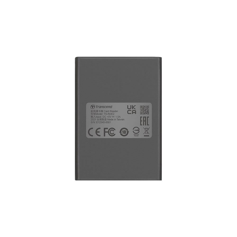 Transcend CFexpress Card Reader, Type B, USB 3.2 Gen 2x2, 20 Gbps, Aluminum housing, for Photography and Cinematic Experts, Include Type A and Type C Cables - TS-RDE2 - Image 7
