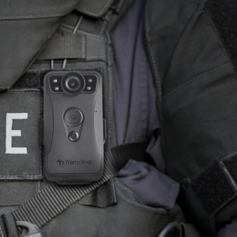Transcend DPB30 DrivePro Body Camera 128GB, 1440P 2K QHD Body Worn Camera with Night Vision/Wi-FI/Bluetooth/IP67 Waterproof/12-Hour Battery Life, Ideal for Law Enforcement & Security - TS128GDPB30A - Image 8