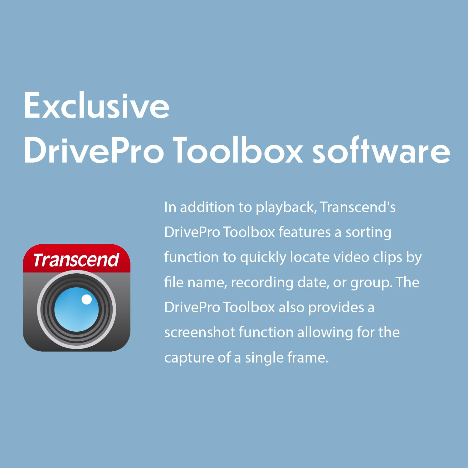 Transcend DrivePro Dash DP10 Cam Front, 1440P 2K QHD Dash Camera for Cars, 64GB Card Included, with Super Night Vision/Wi-Fi/WDR/G-Sensor/Exclusive App/High-Sensitivity Image Sensor - Image 11