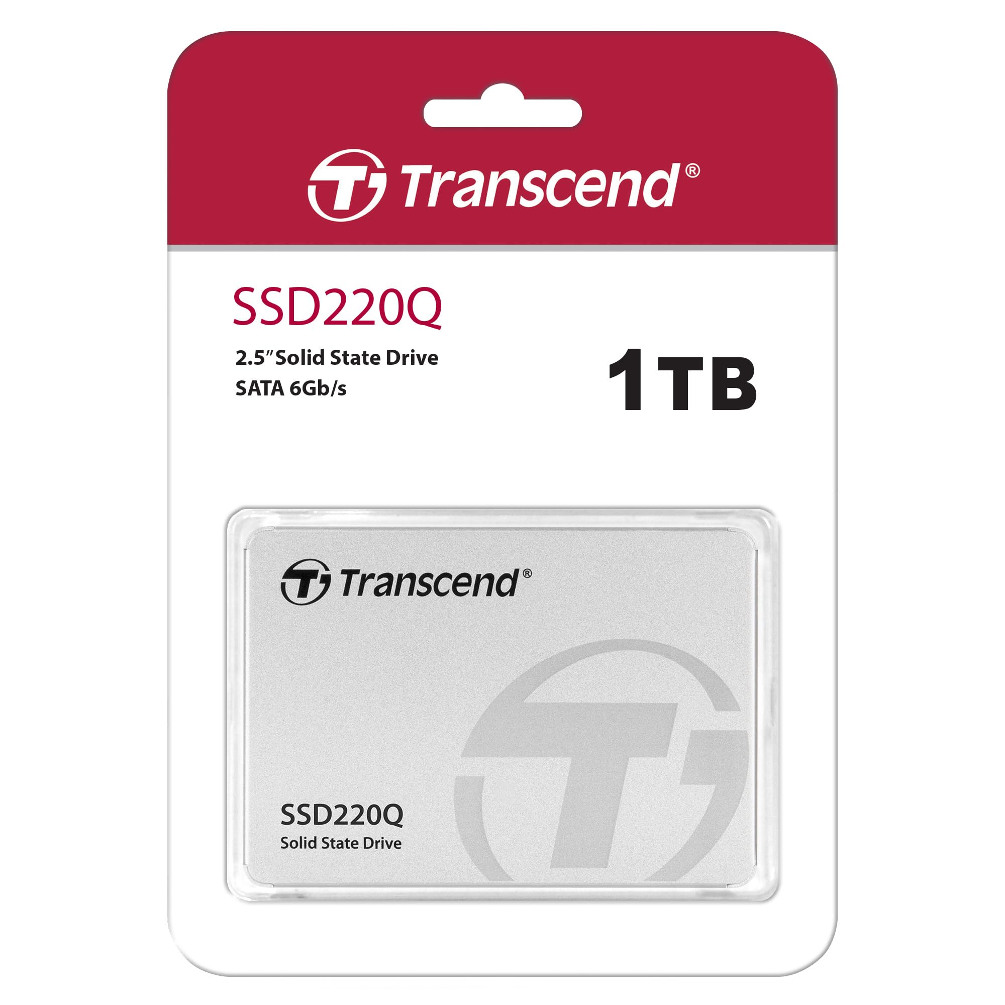 Transcend Information TTS1TSSD220Q 1TB SATAIII SSD220Q 2.5” Internal Solid State Drive with Speeds up to 550MB/s - Image 3