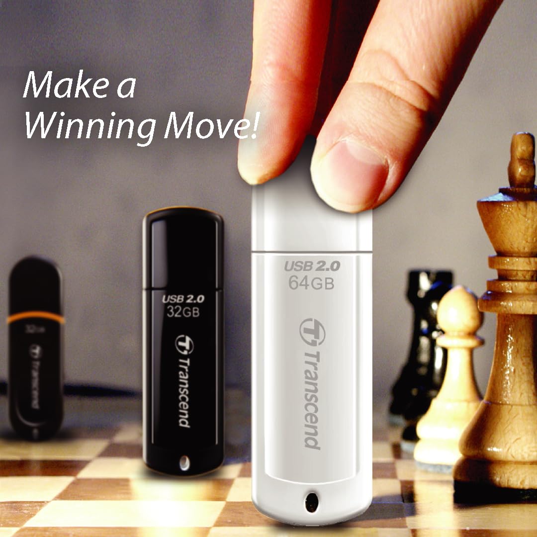 Transcend JetFlash 350 8GB USB 2.0 Flash Thumb Drive, Type-A External Data Storage Memory Stick Compatible with Computer/Laptop/Desktop/PC - TS8GJF350 - Image 4