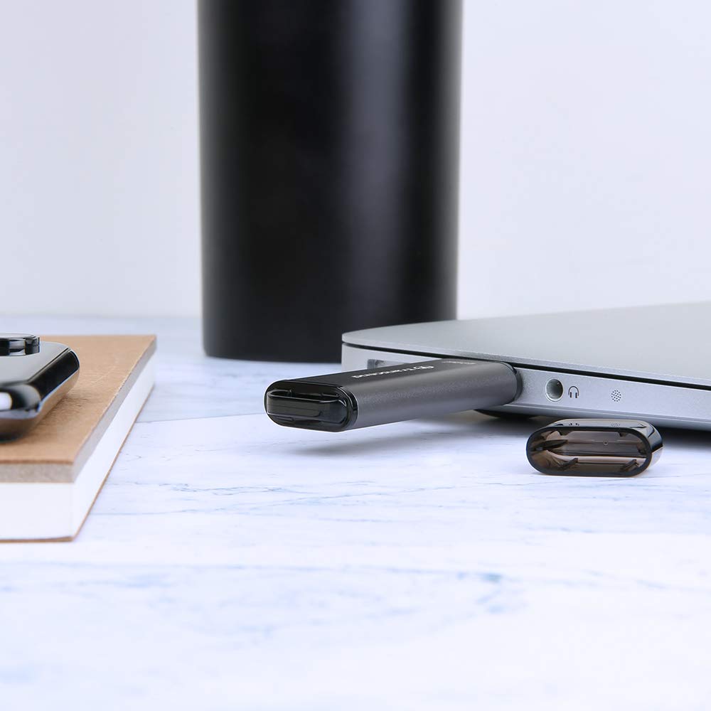 Transcend JF920 128GB USB Flash Drive, USB3.2 Gen1, Up to 420MB/s, Aluminum Metallic housing, for Car Audio System, Sentry Mode, Smart TV and Gaming Console, Gray - TS128GJF920 - Image 3