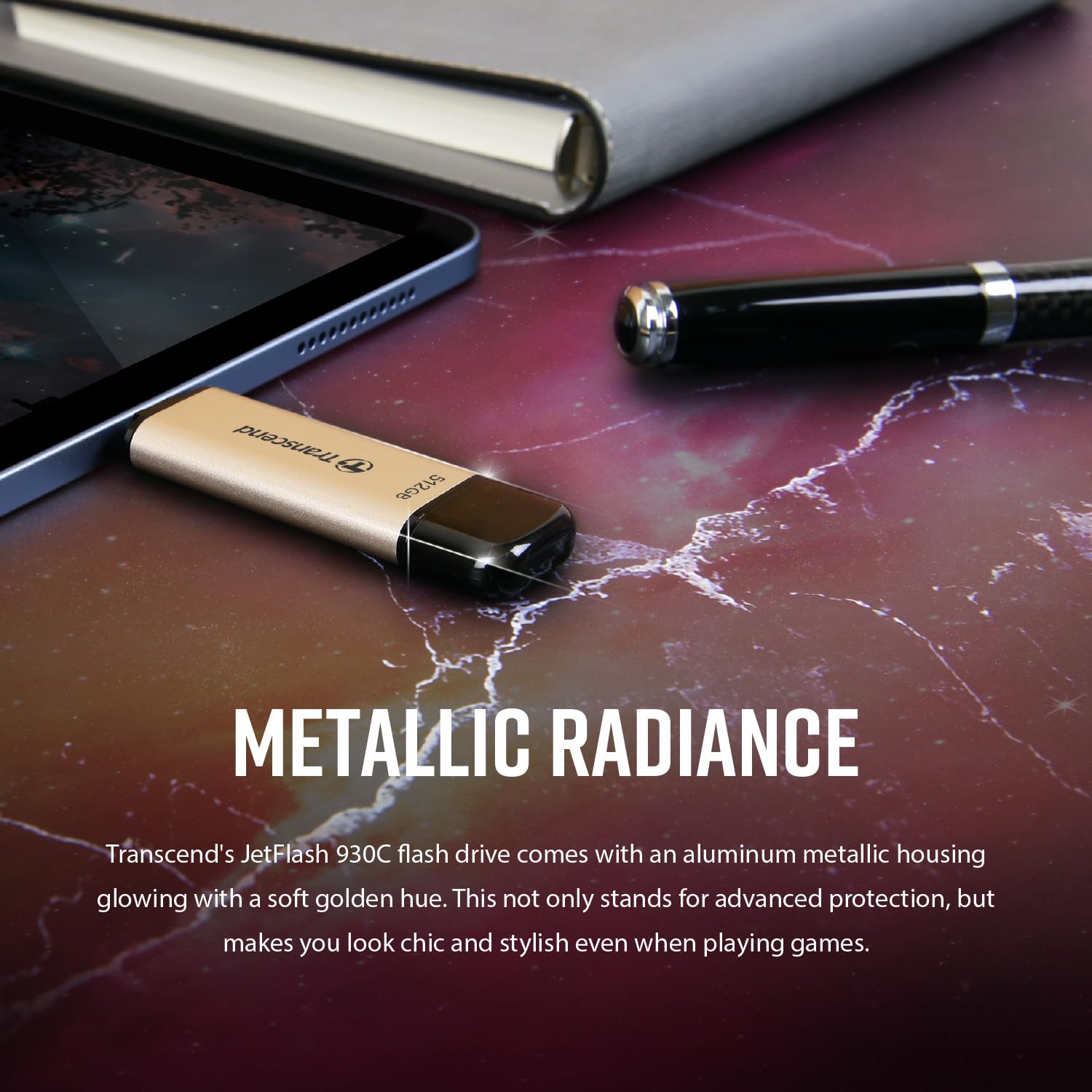 Transcend JF930 128GB Dual USB C Flash Drive for iPhone/iPad/Mac/Windows, Android/Tablet/PC/Gaming Console, Photo Stick Up to 420MB/s, USB 3.2 Thumb Drive, Memory Stick with 2-in-1 Type C &Type A - Image 6