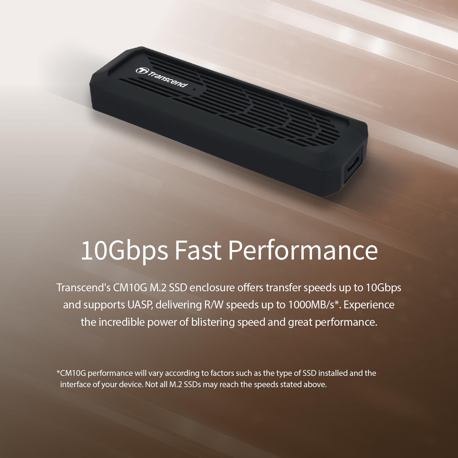 Transcend M.2 PCIe/SATA SSD Upgrade Kit, SSD Enclosure, Support 2230 2242 2280, Compatible with M Key/B+M Key, Type-A/Type-C - TS-CM10G - Image 6