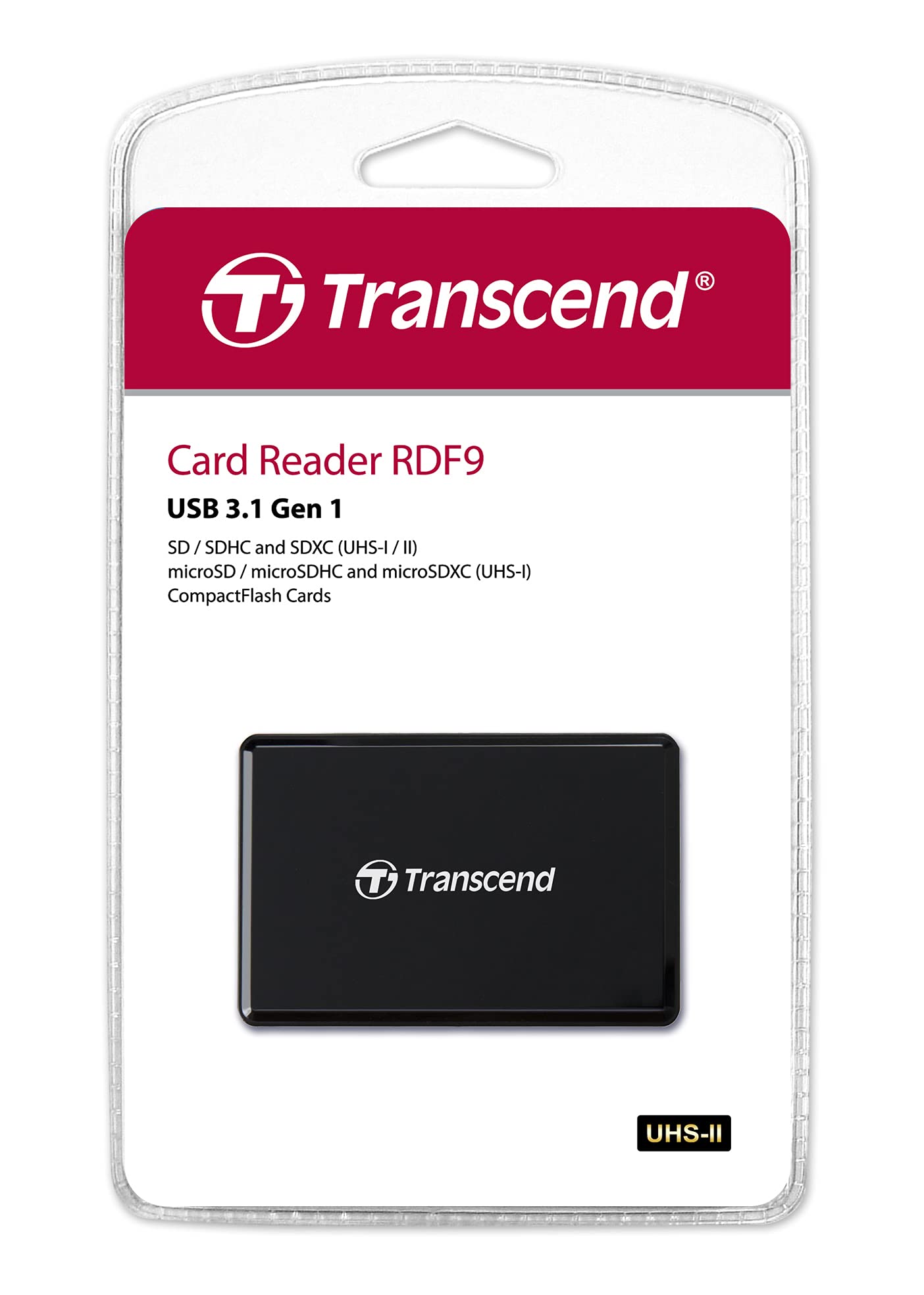 Transcend RDF9 Card Reader - CompactFlash, microSDHC, microSDXC, SDHC, SDXC, SD, microSD, CompactFlash (UDMA7) - USB 3.1 Type AExternal - Image 6