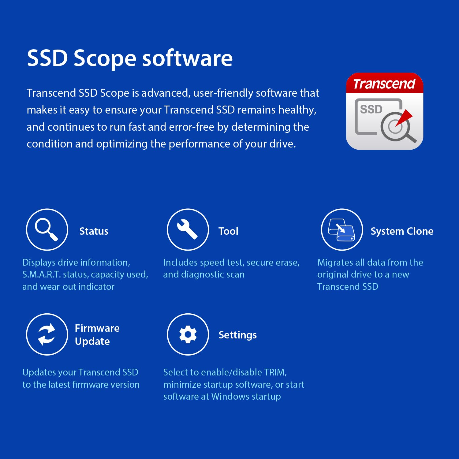 Transcend SSD225 1TB 2.5" SATA III 6Gb/s SSD, Up to 550MB/s, Compatible with PS4/Laptops/Desktops/PCs/Notebooks Upgrade, Internal Solid State Drive with SLC Cache/3D TLC NAND/RAID Engine/LDPC Coding - Image 9