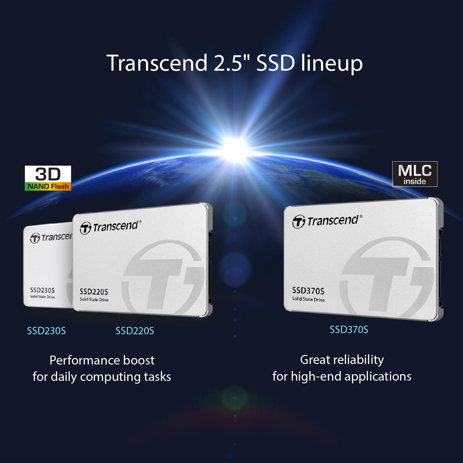Transcend 32GB SSD370S 2.5" SATA3 SSD, Solid State Drive, Guaranteed Endurance and Reliability, Dram Cache, MLC - TS32GSSD370S - Image 9