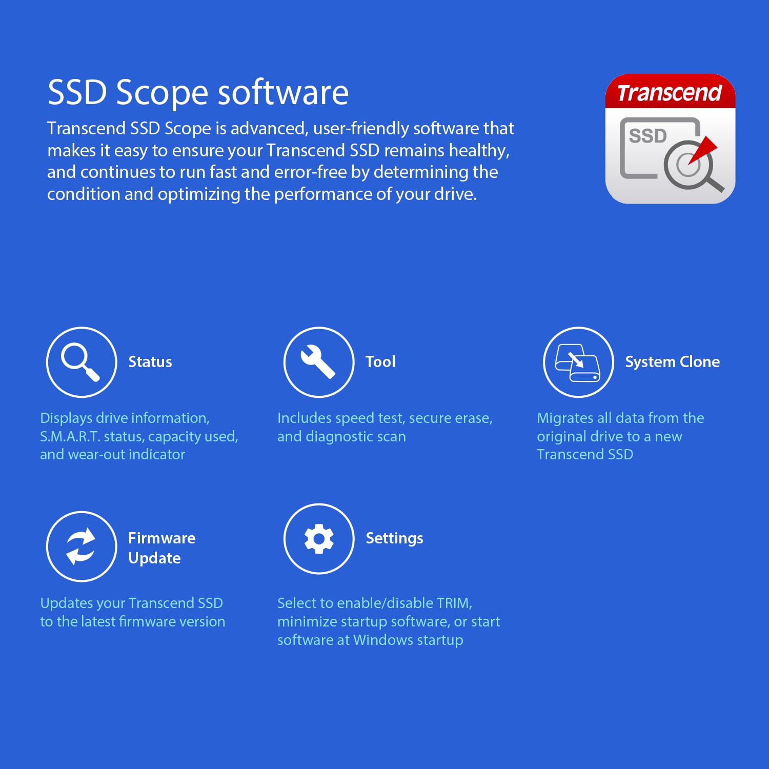 Transcend SSD230 1TB 2.5" SATA III 6Gb/s Internal SSD with DRAM, Up to 560MB/s, for PS4/ PCs/Laptops, Desktops/Notebooks, 3D TLC Internal Solid State Drive with SLC Cache, RAID Engine, LDPC Coding - Image 9