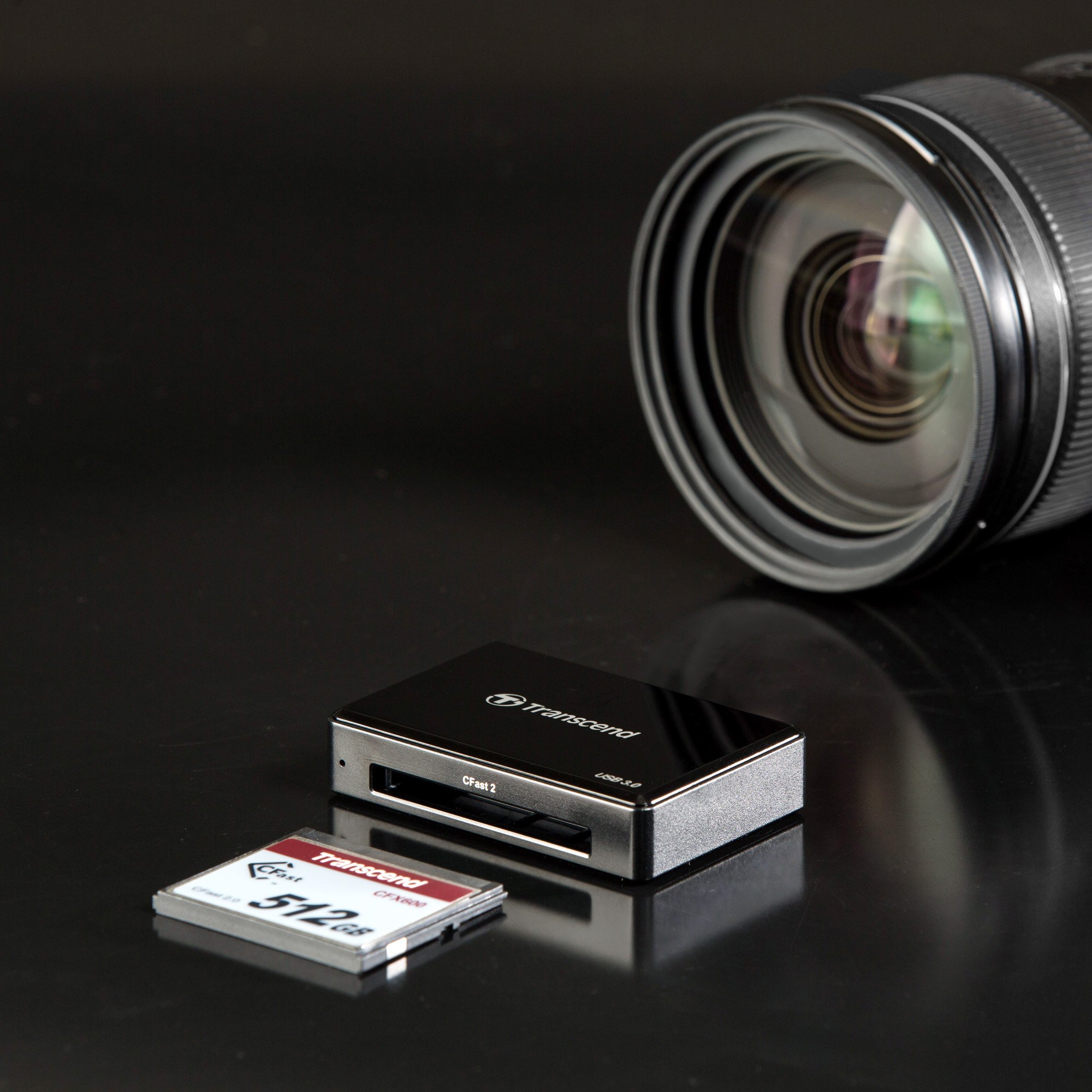 Transcend TS-RDF2 Cfast 2.0 USB 3.1 Card Reader - Image 8