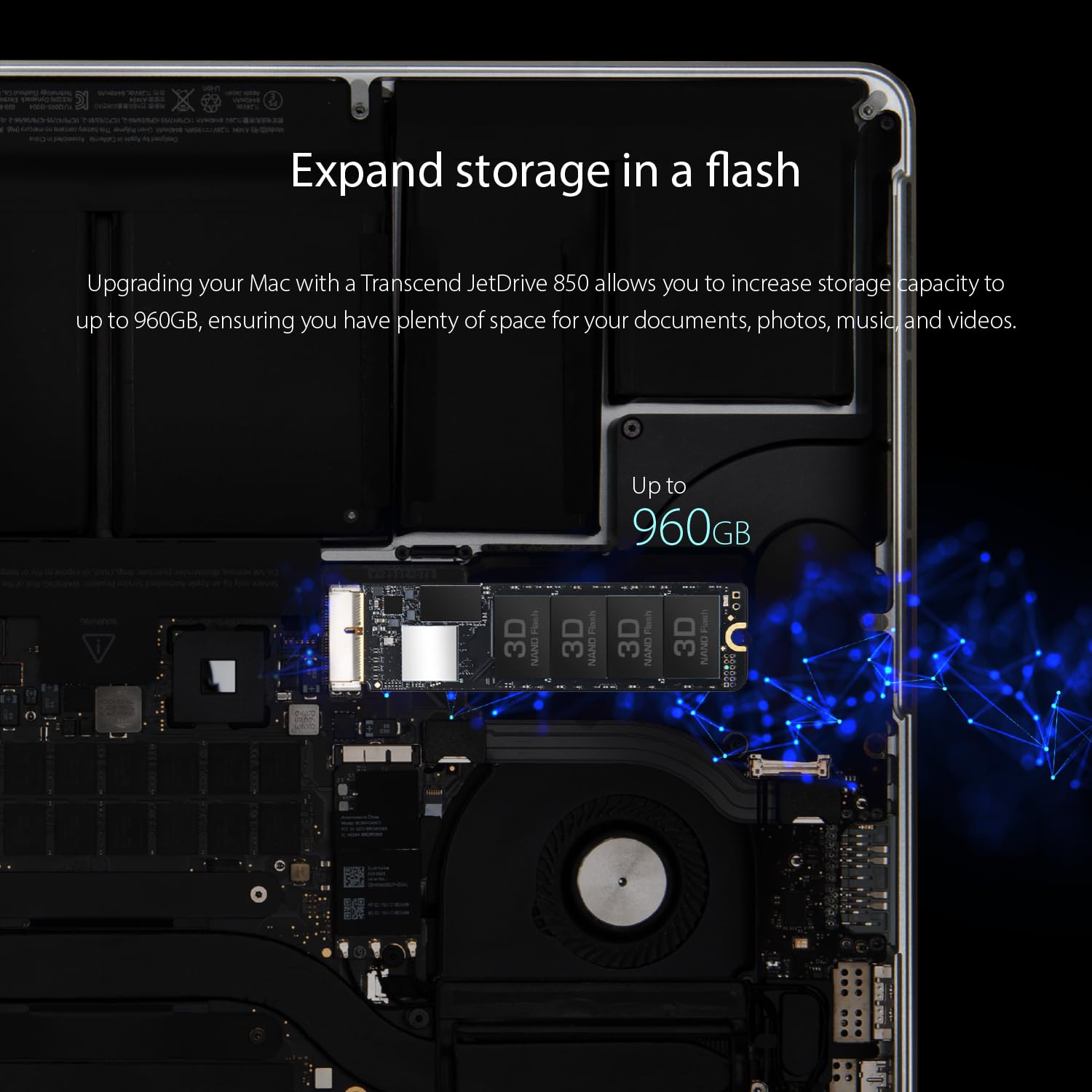 Transcend TS960GJDM855 960GB JetDrive 855 Thunderbolt NVMe PCIe Gen 3x4 Portable Solid State Drive with Enclosure - Image 7