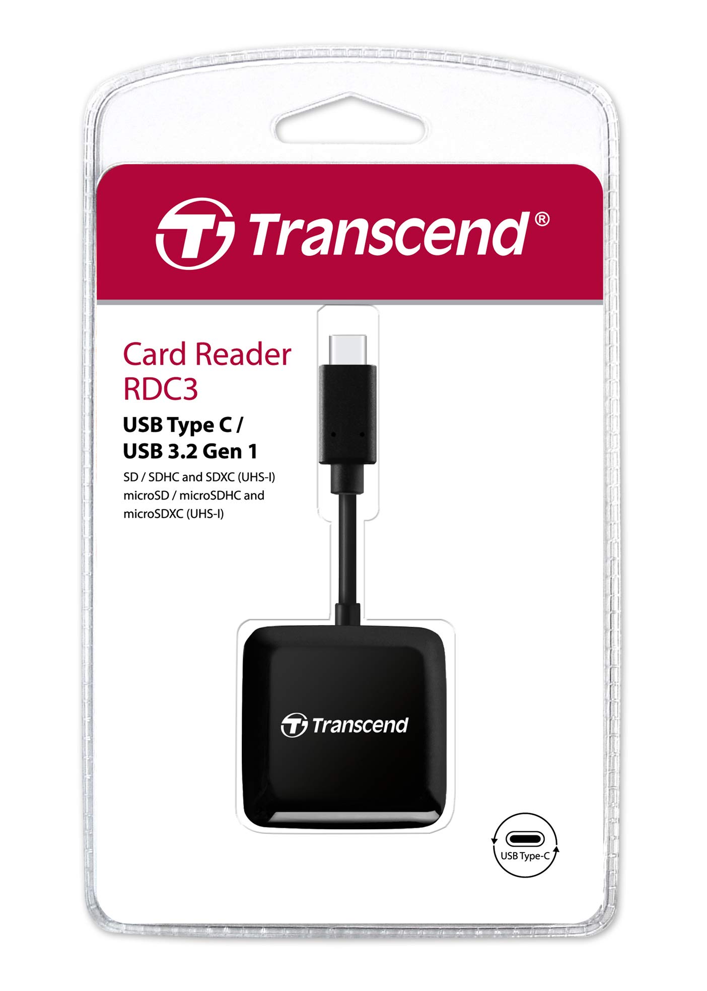 Transcend USB Type-C SD Card Reader for iPhone15 16/iPad/Mac, Android/Tablet/Laptop/Windows/PC/Computer, 2 in 1 Dual Slot Memory/Micro SD Card Reader Supports SD/Micro SD/SDHC/SDXC with Type C Device - Image 3